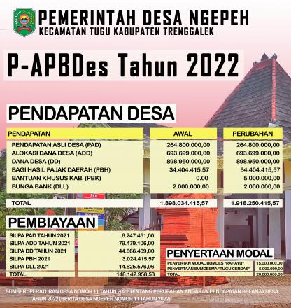P-APBDes Tahun 2022 (PENDAPATAN DESA)